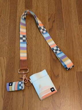 Thread wallet And Lanyard Plus Love Olive Co. Chapstick Holder